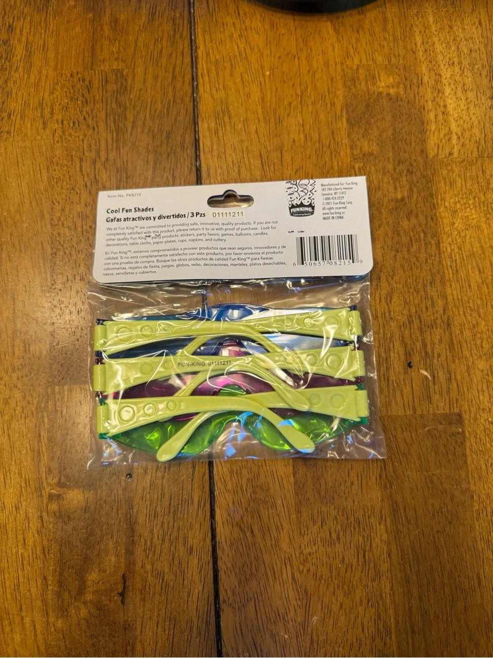 Kids Sunglasses 3-Pack — Blue, Purple, Green